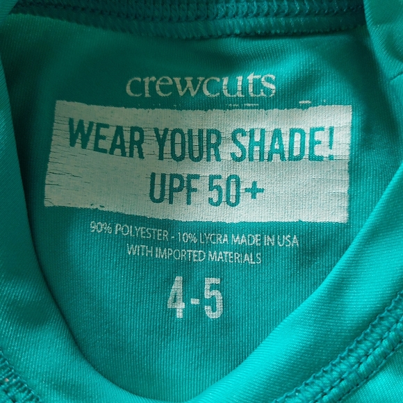 Set of Boy's Greenline Board Shorts and Crewcuts Short Sleeve Rashguard, size 4 - Picture 12 of 16